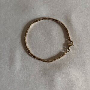 Silver 925 Italy Snake Chain Bracelet